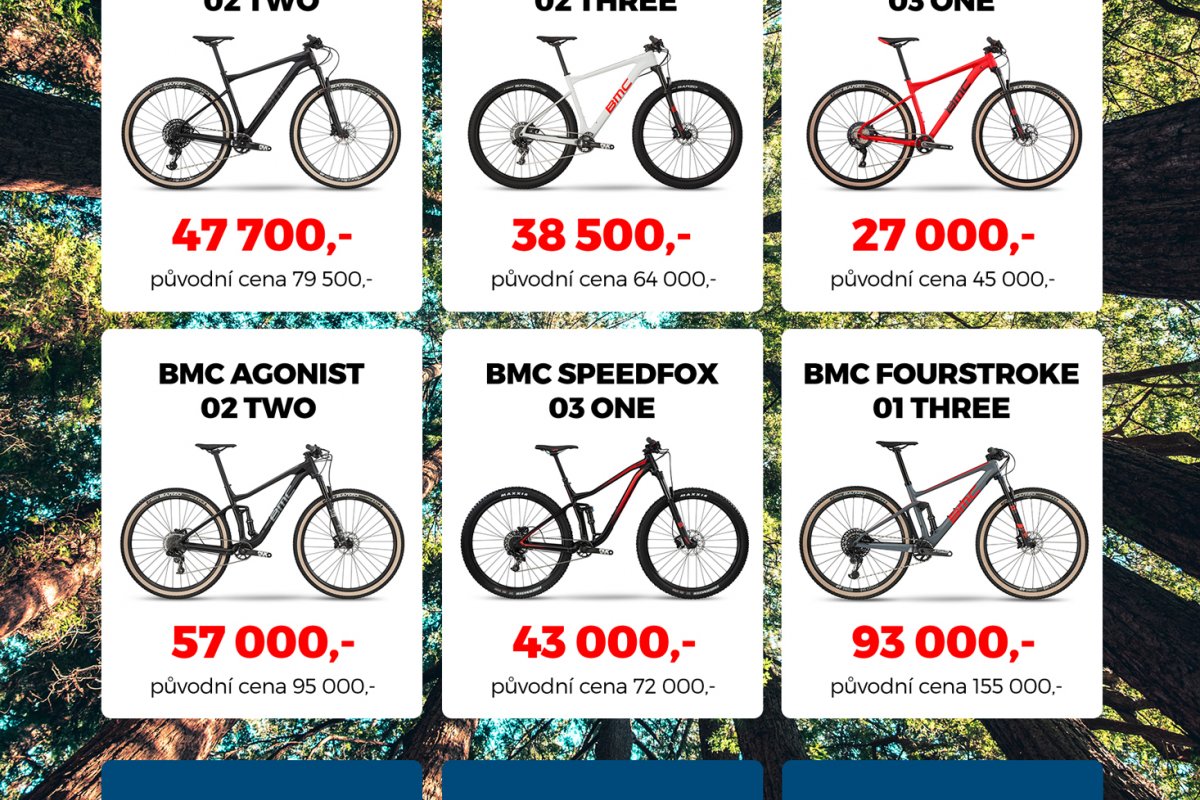 Startuje výprodej kol BMC za skvělé ceny!